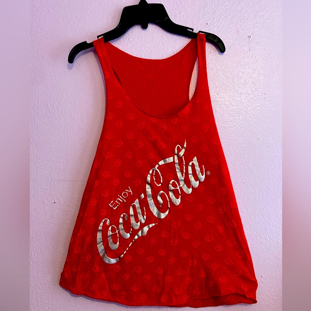 Coca cola size L crop tol